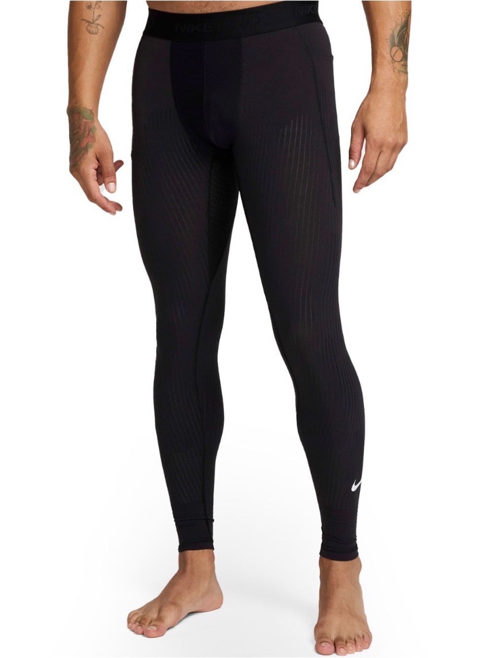 Nike Pro Mens ADV Dri-Fit Recovery Tights Black Size XL